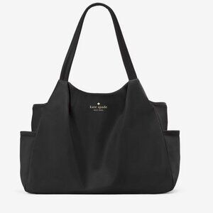 Kate Spade Chelsea Large Baby Diaper Bag Tote in Black with Changing Pad
